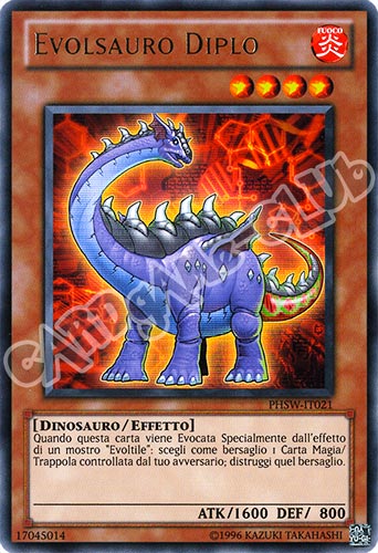 PHSW-IT021 Evosauro Diplo rara Unlimited (IT) -NEAR MINT-