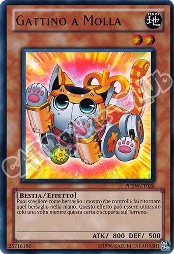 PHSW-IT026 Gattino a Molla ultra rara Unlimited (IT) -NEAR MINT-