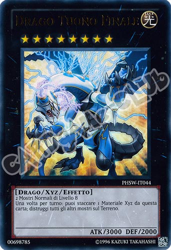 PHSW-IT044 Drago Tuono Finale ultra rara Unlimited (IT) -NEAR MINT-