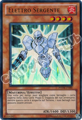 PHSW-IT090 Elettro Sergente ultra rara Unlimited (IT) -NEAR MINT-