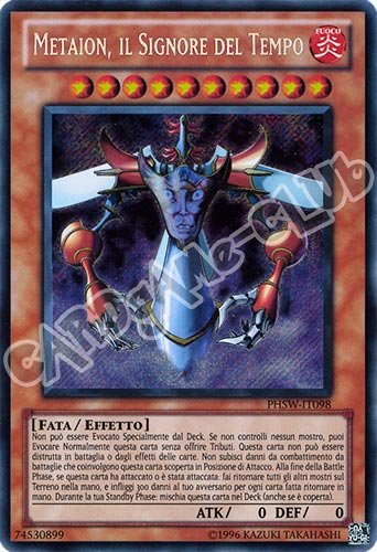 PHSW-IT098 Metaion, il Signore del Tempo rara segreta Unlimited (IT) -NEAR MINT-