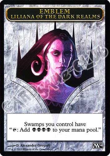 12 / 13 Emblem Liliana of the Dark Realms comune (EN) -NEAR MINT-