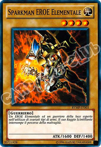 RYMP-IT003 Sparkman Eroe Elementale comune Unlimited (IT) -NEAR MINT-