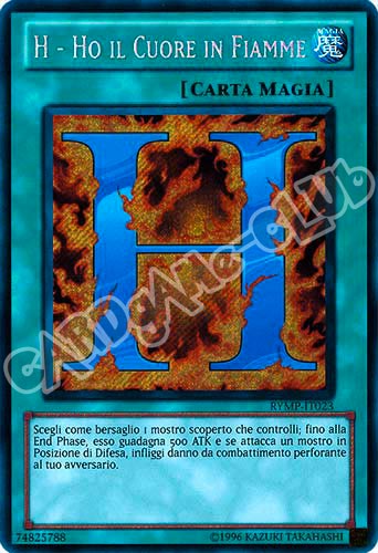 RYMP-IT023 H - Ho il Cuore in Fiamme rara segreta Unlimited (IT) -NEAR MINT-