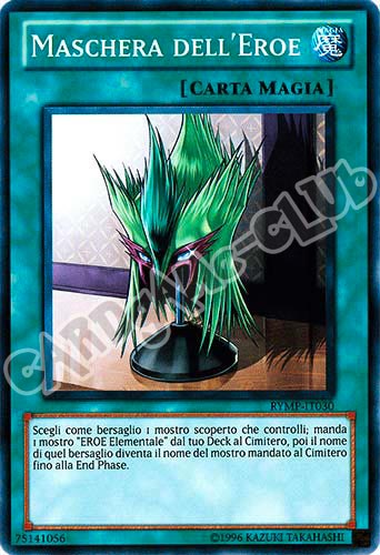 RYMP-IT030 Maschera dell'Eroe comune Unlimited (IT) -NEAR MINT-