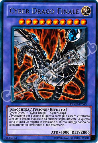 RYMP-IT060 Cyber Drago Finale rara Unlimited (IT) -NEAR MINT-