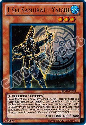 RYMP-IT088 I Sei Samurai - Yaichi ultra rara Unlimited (IT) -NEAR MINT-