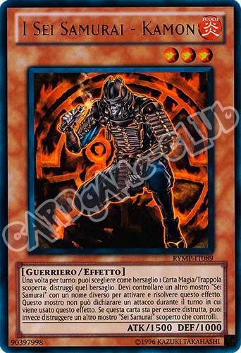 RYMP-IT089 I Sei samurai - Kamon ultra rara Unlimited (IT)  -GOOD-