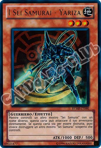 RYMP-IT090 I Sei Samurai - Yariza ultra rara Unlimited (IT)  -GOOD-