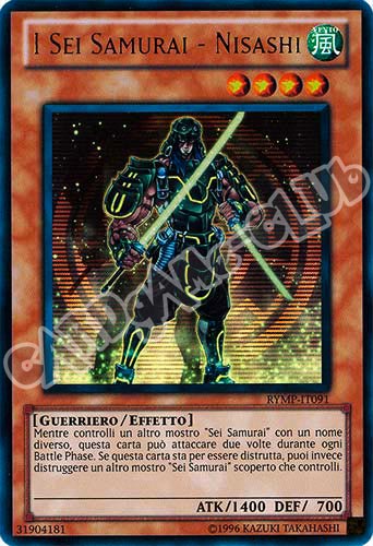 RYMP-IT091 I Sei Samurai - Nisashi ultra rara Unlimited (IT)  -GOOD-