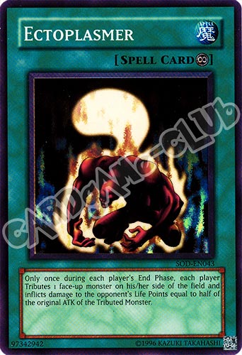 SOD-EN043 Ectoplasmer super rara Unlimited (EN) -NEAR MINT-