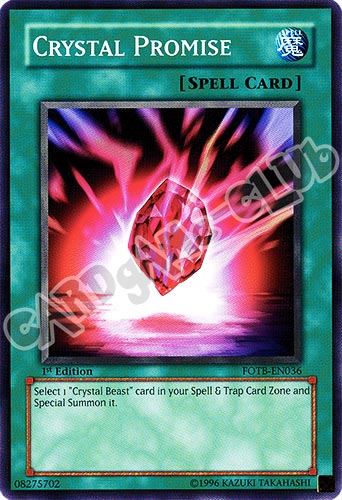 FOTB-EN036 Crystal Promise comune 1st Edition (EN) -NEAR MINT-