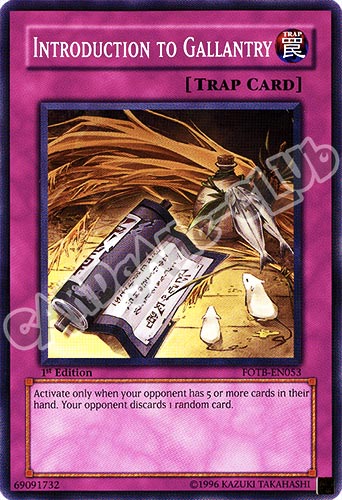 FOTB-EN053 Introduction to Gallantry comune 1st Edition (EN) -NEAR MINT-