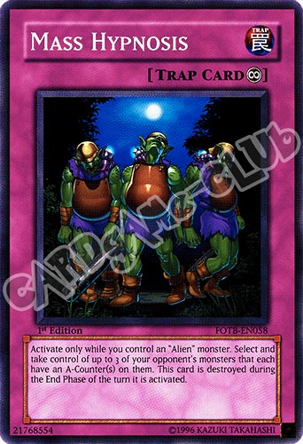 FOTB-EN058 Mass Hypnosis comune 1st Edition (EN) -NEAR MINT-