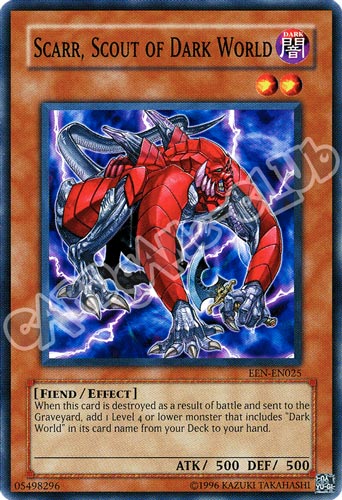 EEN-EN025 Scarr, Scout of Dark World comune Unlimited (EN) -NEAR MINT-