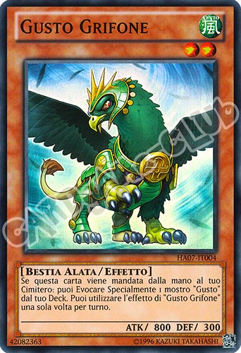 HA07-IT004 Gusto Grifone super rara Unlimited (IT) -NEAR MINT-