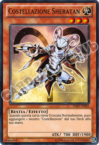 HA07-IT005 Costellazione Sheratan super rara Unlimited (IT)  -GOOD-