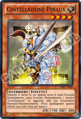 HA07-IT008 Costellazione Pollux super rara Unlimited (IT) -NEAR MINT-