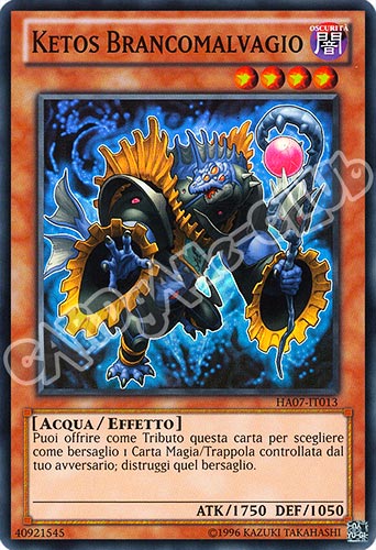 HA07-IT013 Ketos Brancomalvagio super rara Unlimited (IT) -PLAYED-