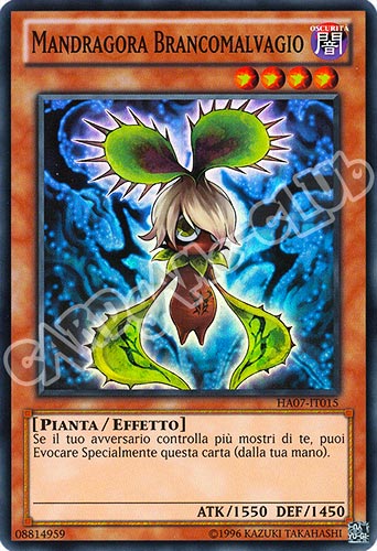 HA07-IT015 Mandragora Brancomalvagio super rara Unlimited (IT) -NEAR MINT-