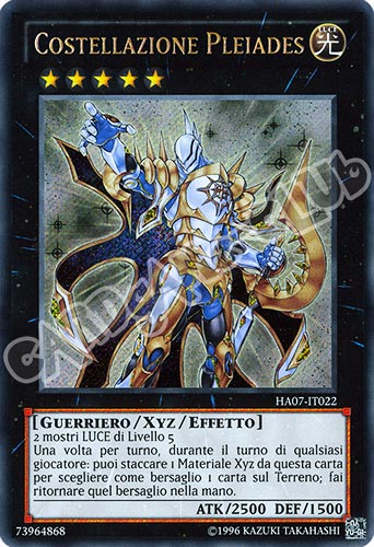 HA07-IT022 Costellazione Pleiades rara segreta Unlimited (IT) -NEAR MINT-