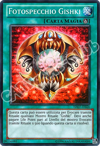 HA07-IT026 Fotospecchio Gishki super rara Unlimited (IT) -NEAR MINT-