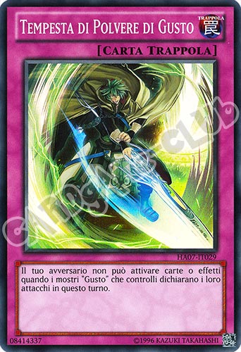 HA07-IT029 tempesta di Polvere di Gusto super rara Unlimited (IT) -NEAR MINT-