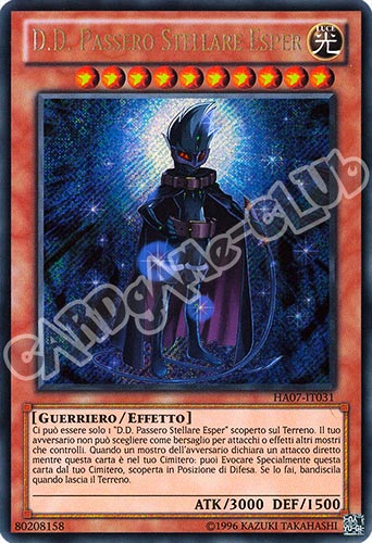 HA07-IT031 D.D. Passero Stellare Esper rara segreta Unlimited (IT) -NEAR MINT-