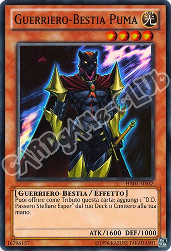 HA07-IT032 Guerriero-Bestia Puma super rara Unlimited (IT) -NEAR MINT-