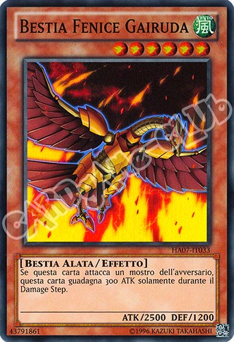 HA07-IT033 Bestia Fenice Gairuda super rara Unlimited (IT) -NEAR MINT-