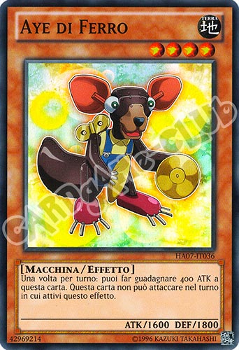 HA07-IT036 Aye di Ferro super rara Unlimited (IT) -NEAR MINT-