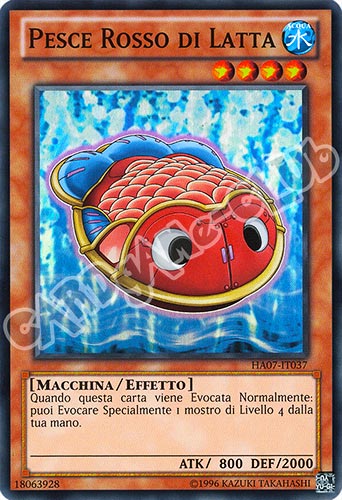 HA07-IT037 Pesce Rosso di Latta super rara Unlimited (IT) -GOOD-