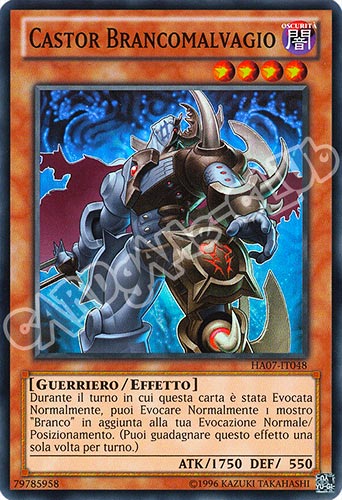 HA07-IT048 Castor Brancomalvagio super rara Unlimited (IT) -NEAR MINT-