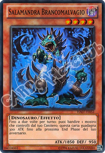 HA07-IT052 Salamandra Brancomalvagio super rara Unlimited (IT) -PLAYED-