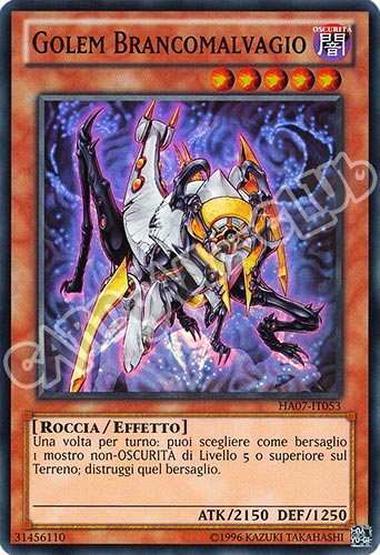 HA07-IT053 Golem Brancomalvagio super rara Unlimited (IT) -NEAR MINT-