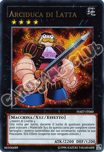 HA07-IT060 Arciduca di Latta rara segreta Unlimited (IT) -NEAR MINT-