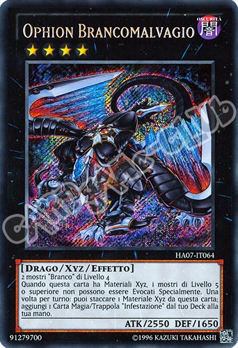 HA07-IT064 Ophion Brancomalvagio rara segreta Unlimited (IT) -NEAR MINT-