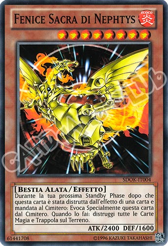 SDOK-IT004 Fenice Sacra di Nepthis comune unlimited (IT) -GOOD-