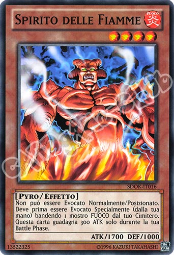 SDOK-IT016 Spirito delle Fiamme comune unlimited (IT) -NEAR MINT-