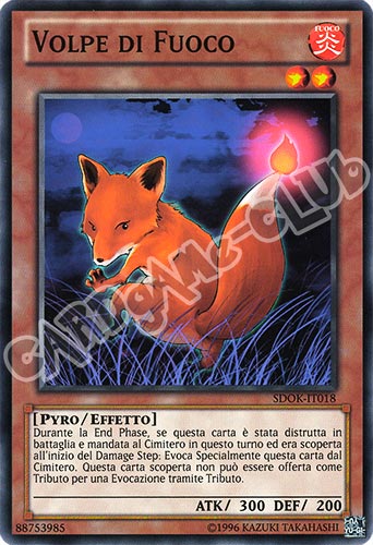 SDOK-IT018 Volpe di Fuoco comune unlimited (IT) -NEAR MINT-