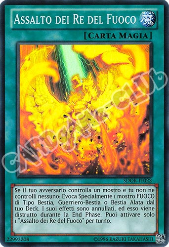 SDOK-IT022 Assalto dei Re del Fuoco super rara unlimited (IT) -NEAR MINT-