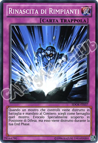 SDOK-IT037 Rinascita di Rimpianti comune unlimited (IT) -NEAR MINT-