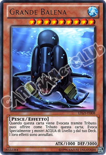 LTGY-IT008 Grande Balena rara Unlimited (IT) -NEAR MINT-