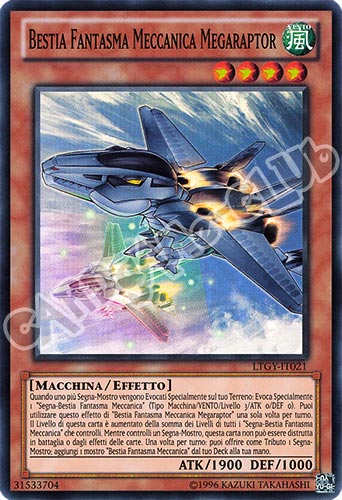 LTGY-IT021 Bestia Fantasma Meccanica Megaraptor super rara Unlimited (IT) -NEAR MINT-