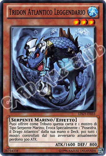 LTGY-IT033 Tridon Atlantico Leggendario comune Unlimited (IT) -NEAR MINT-
