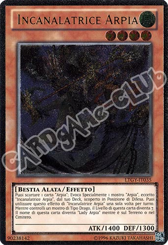 LTGY-IT035 Incanalatrice Arpia rara ultimate Unlimited (IT) -NEAR MINT-
