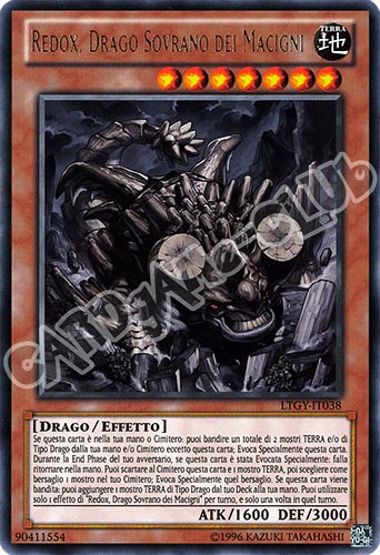 LTGY-IT038 Redox, Drago Sovrano dei Macigni rara Unlimited (IT)  -GOOD-