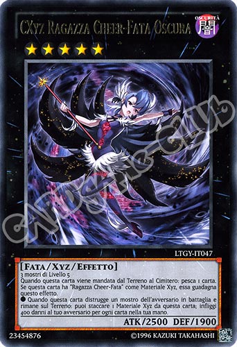 LTGY-IT047 CXyz Ragazza Cheer-Fata Oscura rara Unlimited (IT) -NEAR MINT-