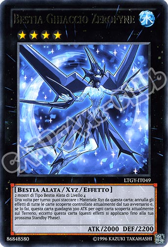 LTGY-IT049 Bestia Ghiaccio Zerofyne rara Unlimited (IT)  -GOOD-