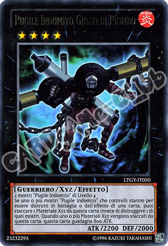 LTGY-IT050 Pugile Indomito Gioco di Piombo rara Unlimited (IT) -NEAR MINT-